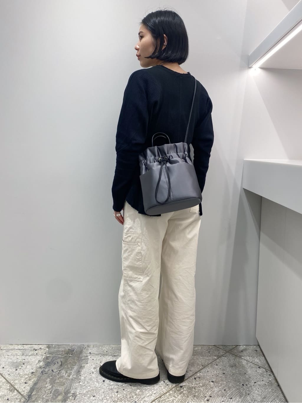 Uさんの「HIROKO HAYASHI｜LUINI SATINE（ルイーニ サティーネ）ショルダーバッグ」を使ったコーディネート