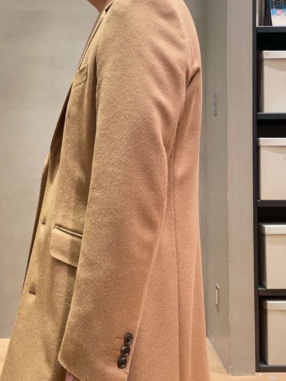 IMAIさんの「TAKEO KIKUCHI｜ウールカシミヤブレンド チェスターコート」を使ったコーディネート