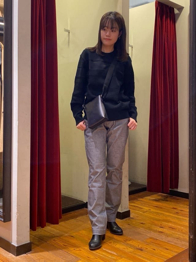 かわぴーさんの「TAKEO KIKUCHI｜【Made in JAPAN】播州織 ヘリンボン ストレート パンツ」を使ったコーディネート