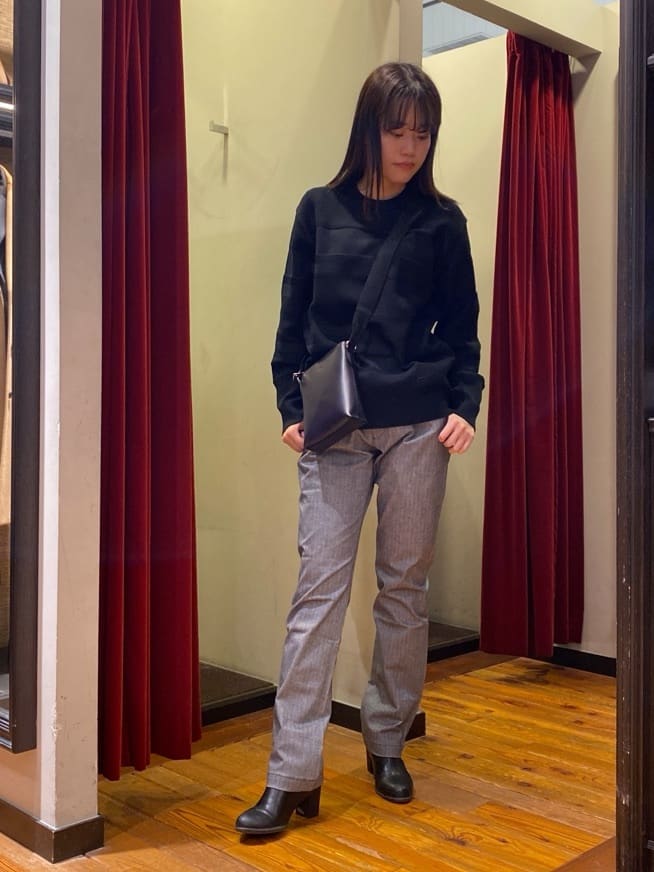 かわぴーさんの「TAKEO KIKUCHI｜【Made in JAPAN】播州織 ヘリンボン ストレート パンツ」を使ったコーディネート