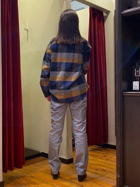 かわぴーさんの「TAKEO KIKUCHI｜【Made in JAPAN】播州織 ヘリンボン ストレート パンツ」を使ったコーディネート