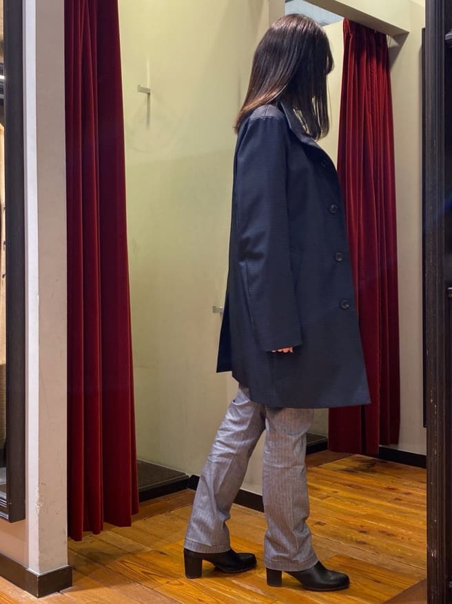 かわぴーさんの「TAKEO KIKUCHI｜【Made in JAPAN】播州織 ヘリンボン ストレート パンツ」を使ったコーディネート