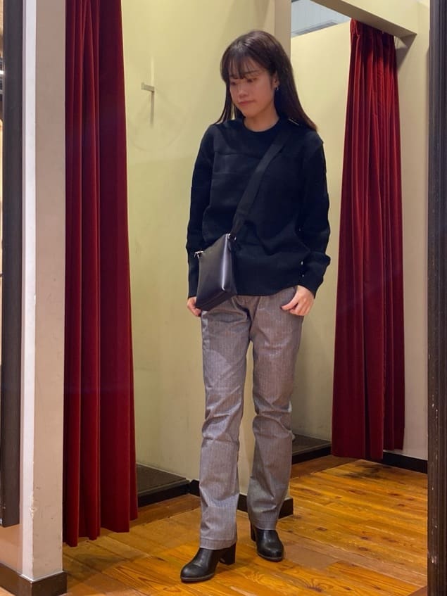 かわぴーさんの「TAKEO KIKUCHI｜【Made in JAPAN】播州織 ヘリンボン ストレート パンツ」を使ったコーディネート