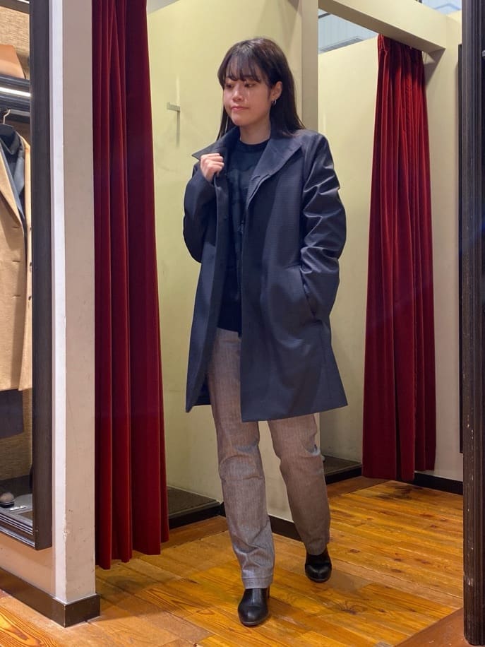 かわぴーさんの「TAKEO KIKUCHI｜【Made in JAPAN】播州織 ヘリンボン ストレート パンツ」を使ったコーディネート