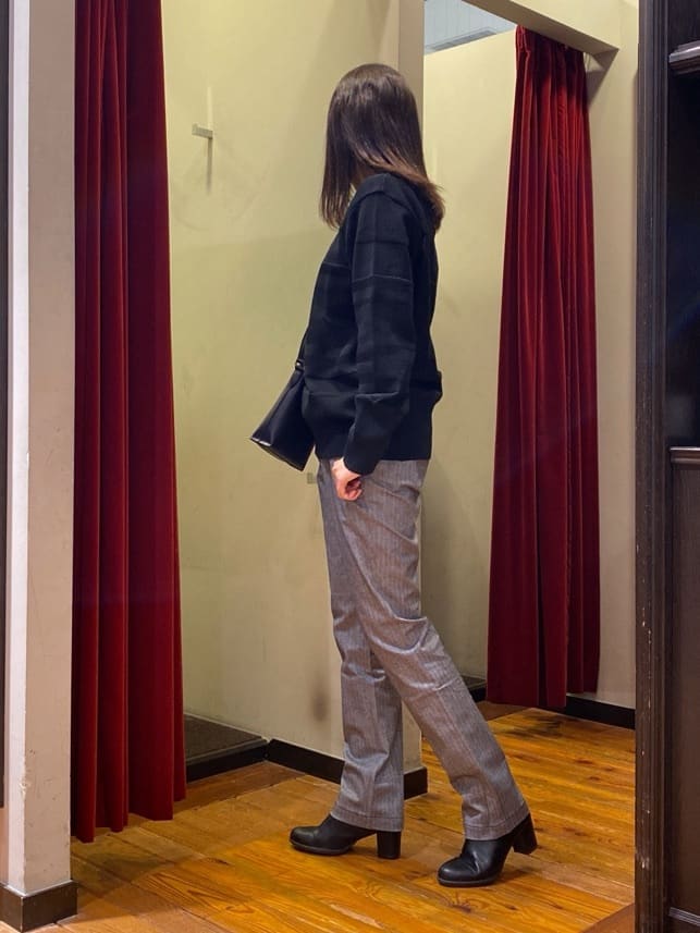かわぴーさんの「TAKEO KIKUCHI｜【Made in JAPAN】播州織 ヘリンボン ストレート パンツ」を使ったコーディネート