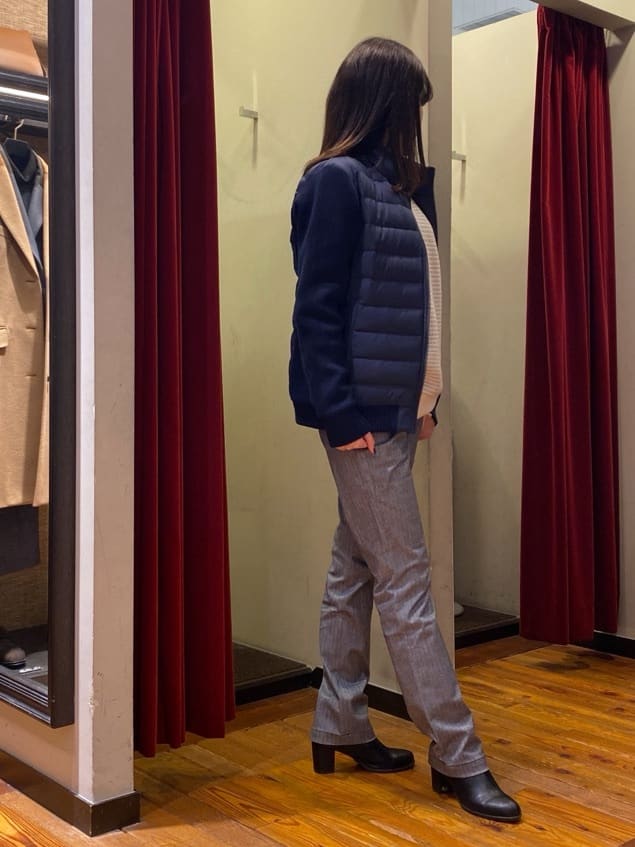 かわぴーさんの「TAKEO KIKUCHI｜【Made in JAPAN】播州織 ヘリンボン ストレート パンツ」を使ったコーディネート