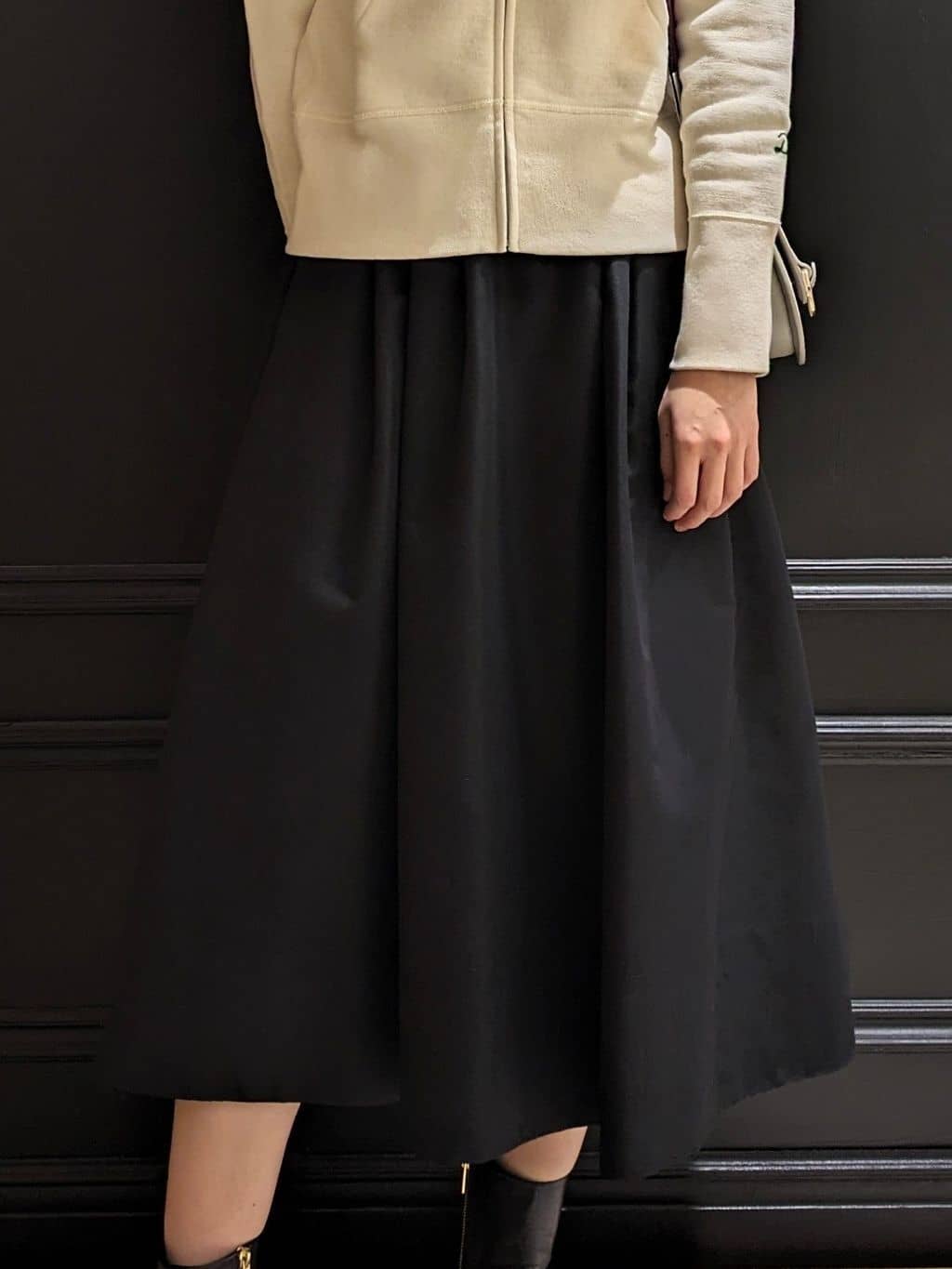 saoriさんの「DRESSTERIOR｜デキシー吊裏毛ジップアップパーカ」を使ったコーディネート