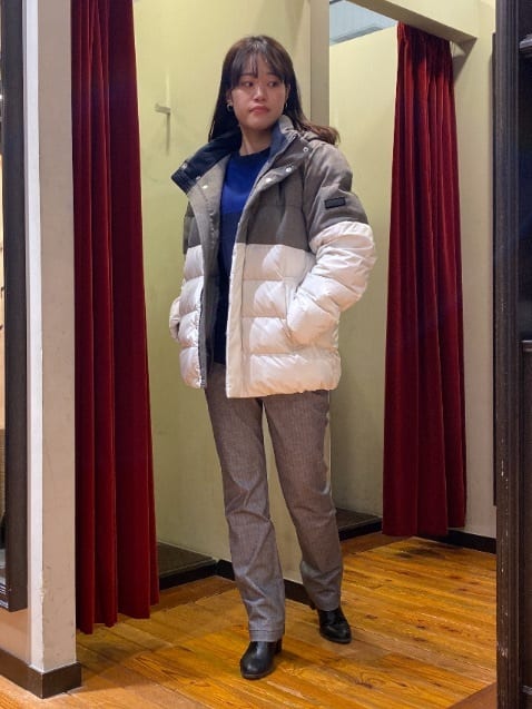 かわぴーさんの「TAKEO KIKUCHI｜【Made in JAPAN】播州織 ヘリンボン ストレート パンツ」を使ったコーディネート