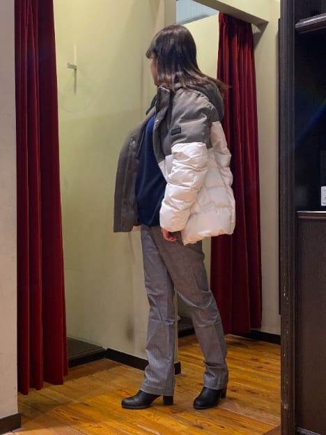 かわぴーさんの「TAKEO KIKUCHI｜【Made in JAPAN】播州織 ヘリンボン ストレート パンツ」を使ったコーディネート