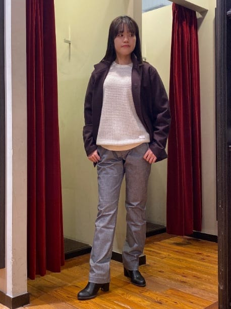 かわぴーさんの「TAKEO KIKUCHI｜【DOWN FABRIC】ダウンファブリック スタンドカラーブルゾン」を使ったコーディネート
