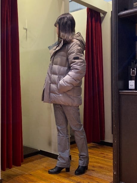 かわぴーさんの「TAKEO KIKUCHI｜【Made in JAPAN】播州織 ヘリンボン ストレート パンツ」を使ったコーディネート