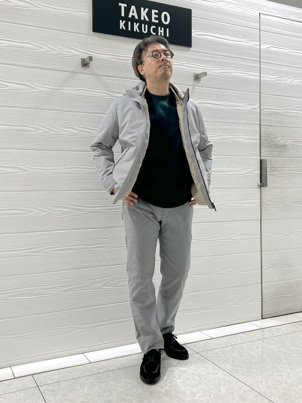 すーさんの「TAKEO KIKUCHI｜【Made in JAPAN】播州織 ストレッチ パンツ」を使ったコーディネート