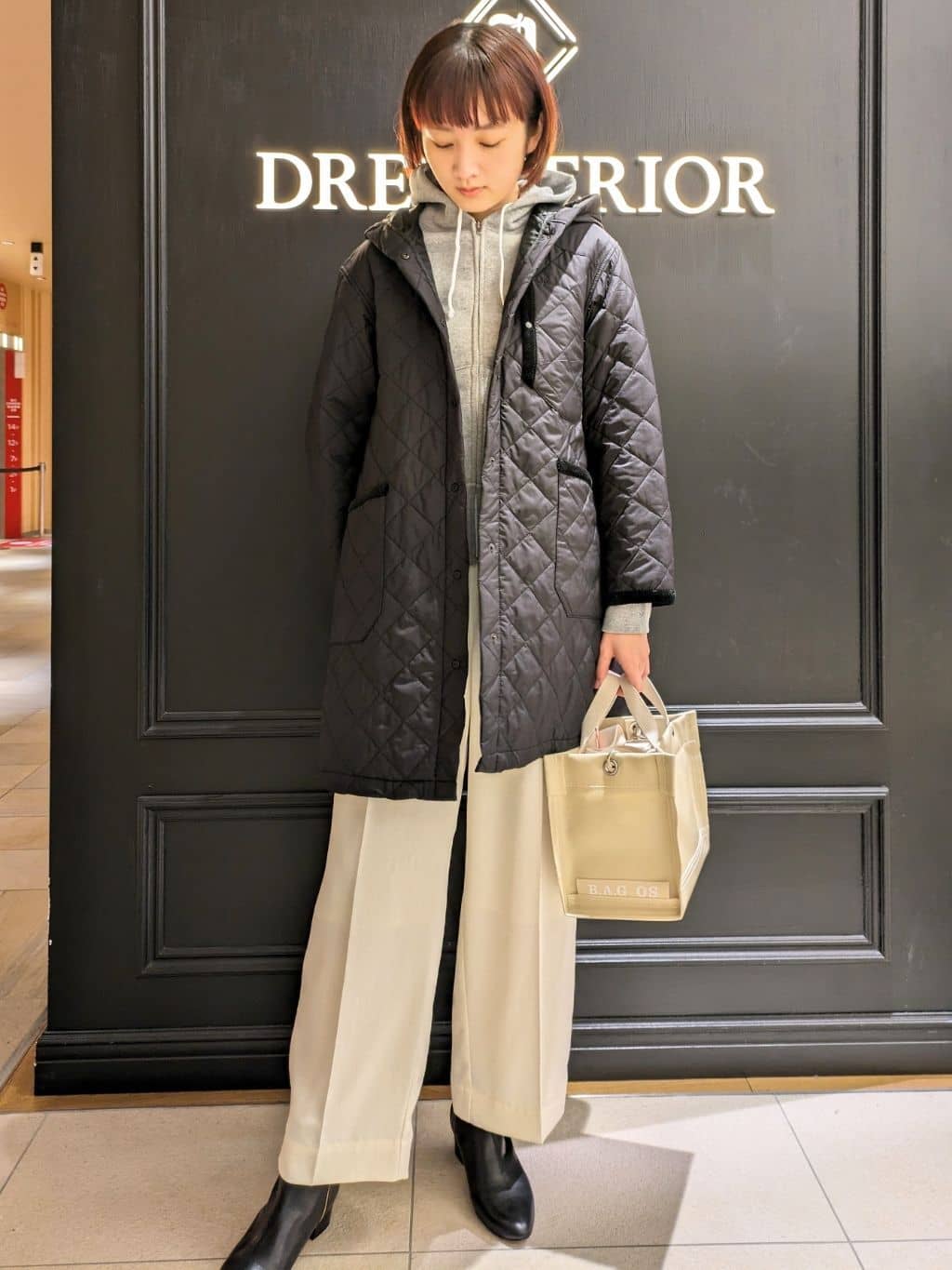 saoriさんの「DRESSTERIOR｜デキシー吊裏毛ジップアップパーカ」を使ったコーディネート