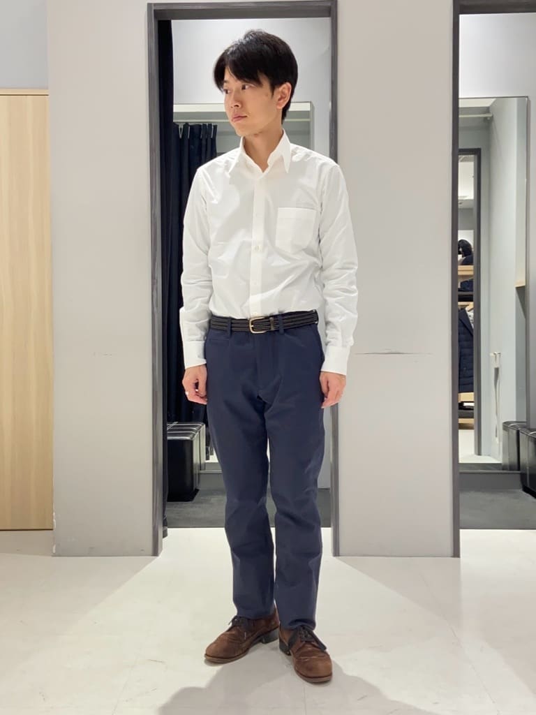 わいずみさんの「TAKEO KIKUCHI｜【Made in JAPAN】ブロード レギュラーカラー ドレスシャツ」を使ったコーディネート