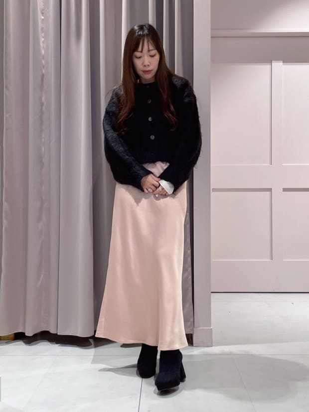 maiさんの「ESPERANZA｜ニットパール調ショートブーツ」を使ったコーディネート