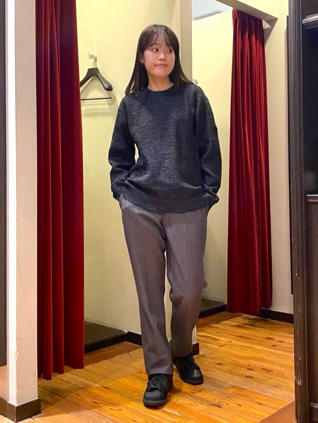かわぴーさんの「TAKEO KIKUCHI｜【DOWN FABRIC】ダウンファブリック ドレスパンツ / セットアップ対応」を使ったコーディネート
