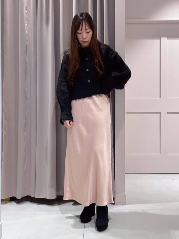 maiさんの「ESPERANZA｜ニットパール調ショートブーツ」を使ったコーディネート