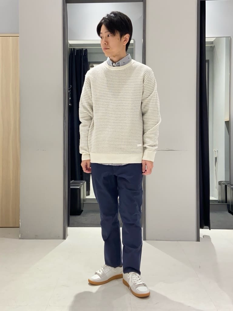 わいずみさんの「TAKEO KIKUCHI｜ウールカシミヤブレンド チェスターコート」を使ったコーディネート