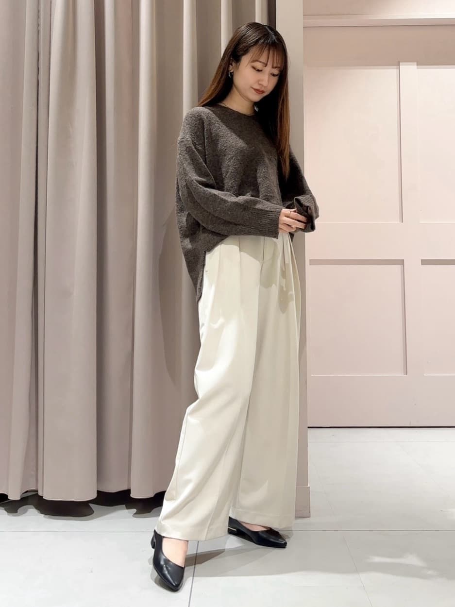 RINAさんの「ESPERANZA｜《定番》晴雨兼用クッションフラットパンプス」を使ったコーディネート