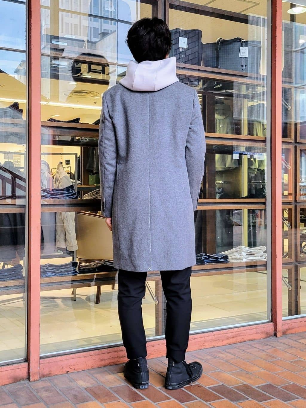 piroyaさんの「TAKEO KIKUCHI｜ウールカシミヤブレンド チェスターコート」を使ったコーディネート