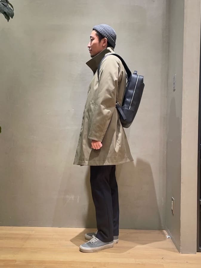 IMAIさんの「TAKEO KIKUCHI｜フルベジタンニンレザー バックパック」を使ったコーディネート