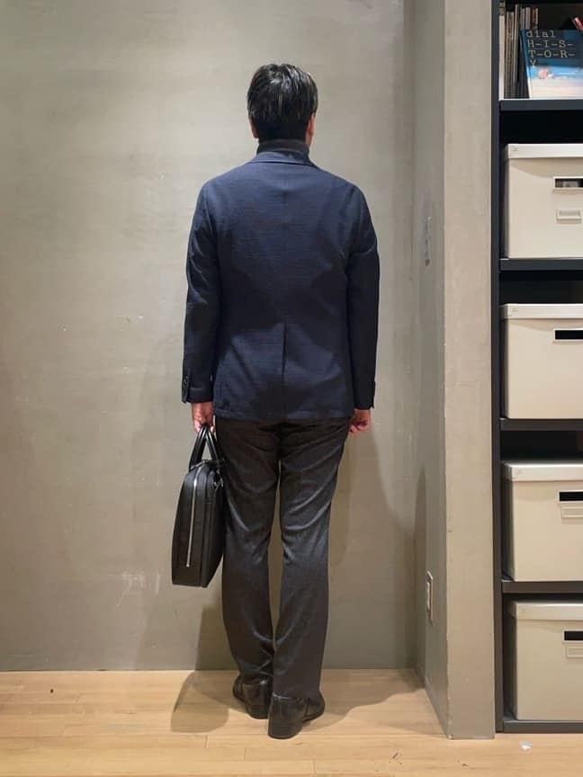 IMAIさんの「TAKEO KIKUCHI｜コーデュラ（R） コーティング ブリーフケース」を使ったコーディネート