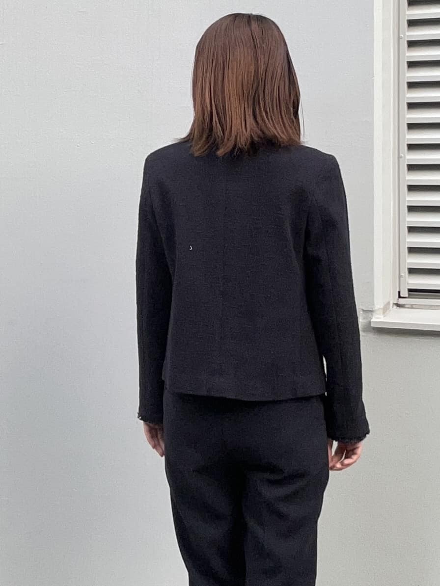 BUNさんの「DRESSTERIOR｜【セレモニー】オケージョンツイードジャケット」を使ったコーディネート