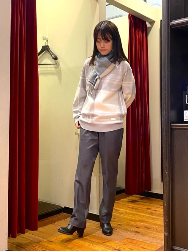 かわぴーさんの「TAKEO KIKUCHI｜【DOWN FABRIC】ダウンファブリック ドレスパンツ / セットアップ対応」を使ったコーディネート