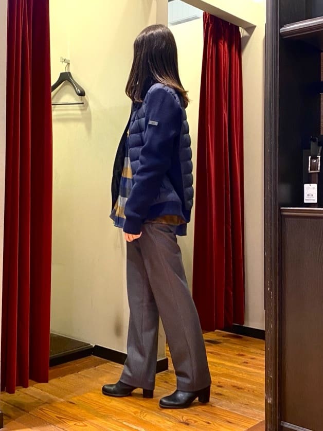 かわぴーさんの「TAKEO KIKUCHI｜【DOWN FABRIC】ダウンファブリック ドレスパンツ / セットアップ対応」を使ったコーディネート