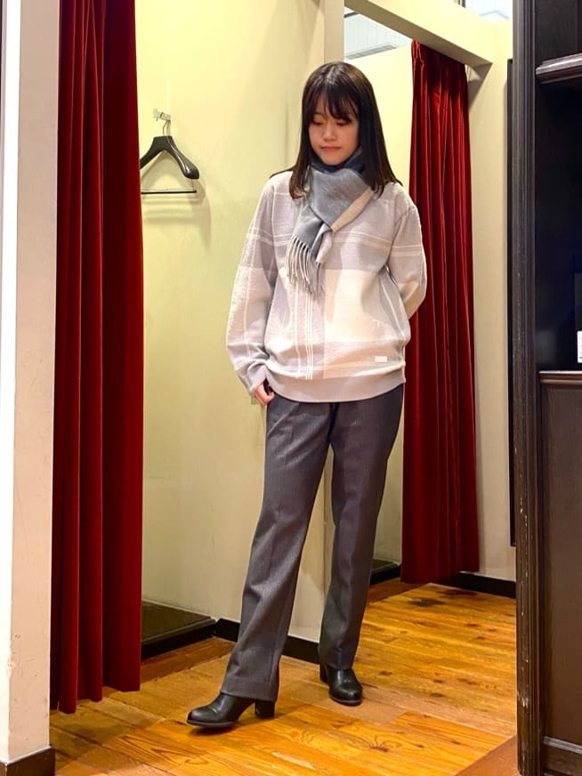 かわぴーさんの「TAKEO KIKUCHI｜【DOWN FABRIC】ダウンファブリック ドレスパンツ / セットアップ対応」を使ったコーディネート
