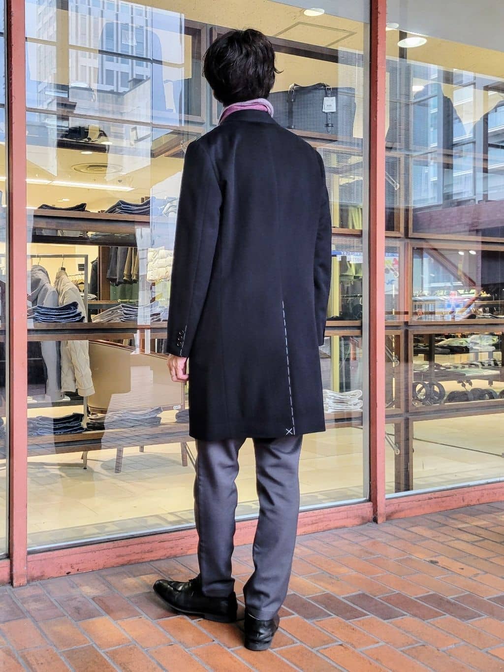 piroyaさんの「TAKEO KIKUCHI｜ウールカシミヤブレンド チェスターコート」を使ったコーディネート