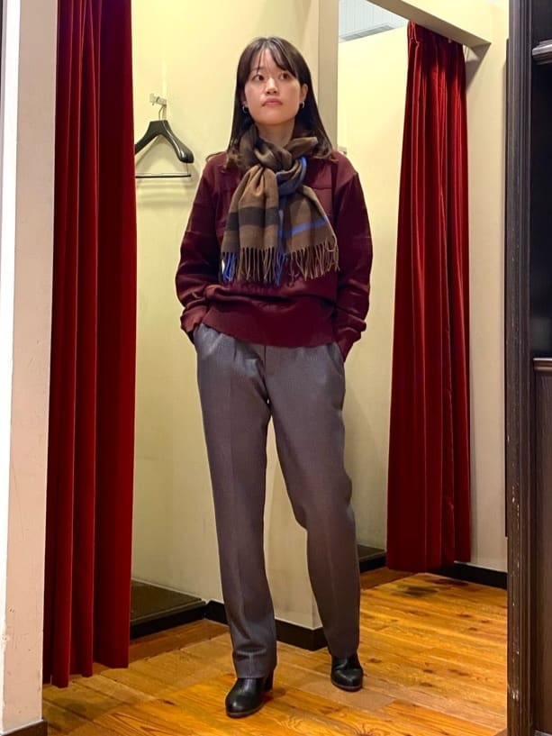 かわぴーさんの「TAKEO KIKUCHI｜【DOWN FABRIC】ダウンファブリック ドレスパンツ / セットアップ対応」を使ったコーディネート