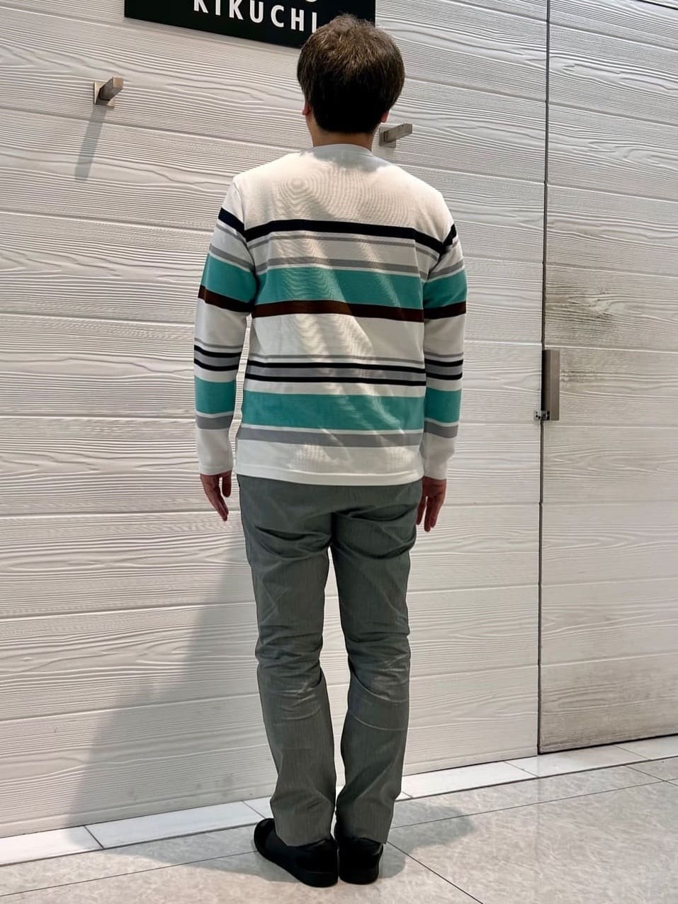 すーさんの「TAKEO KIKUCHI｜【全7サイズ&times;8色展開！】トップマルチヘリンボン パンツ」を使ったコーディネート