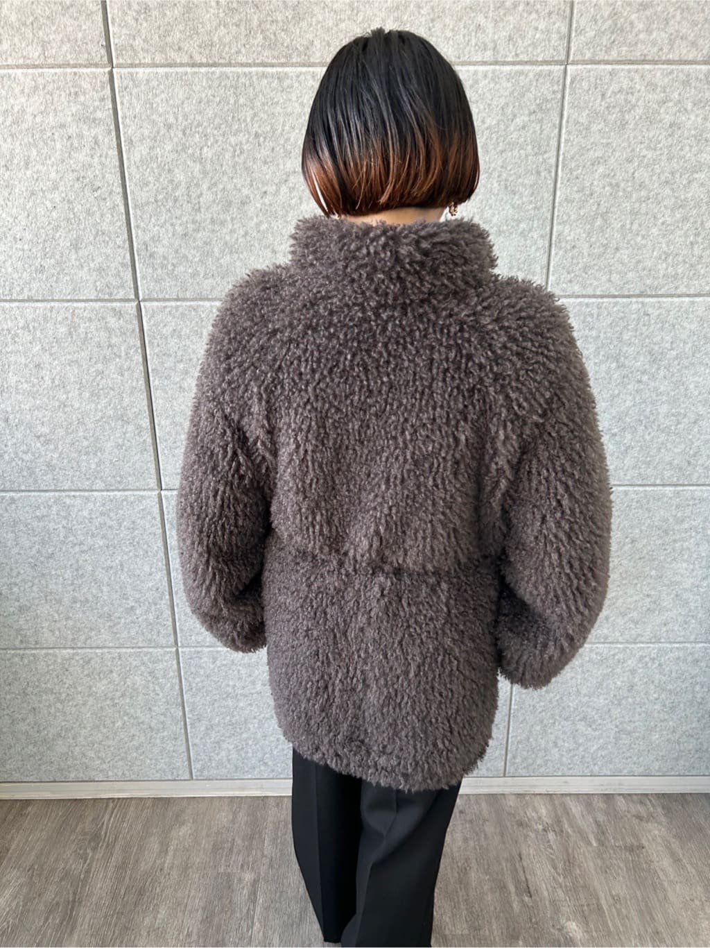 yukoさんの「CODE A｜gathered sleeves knit」を使ったコーディネート