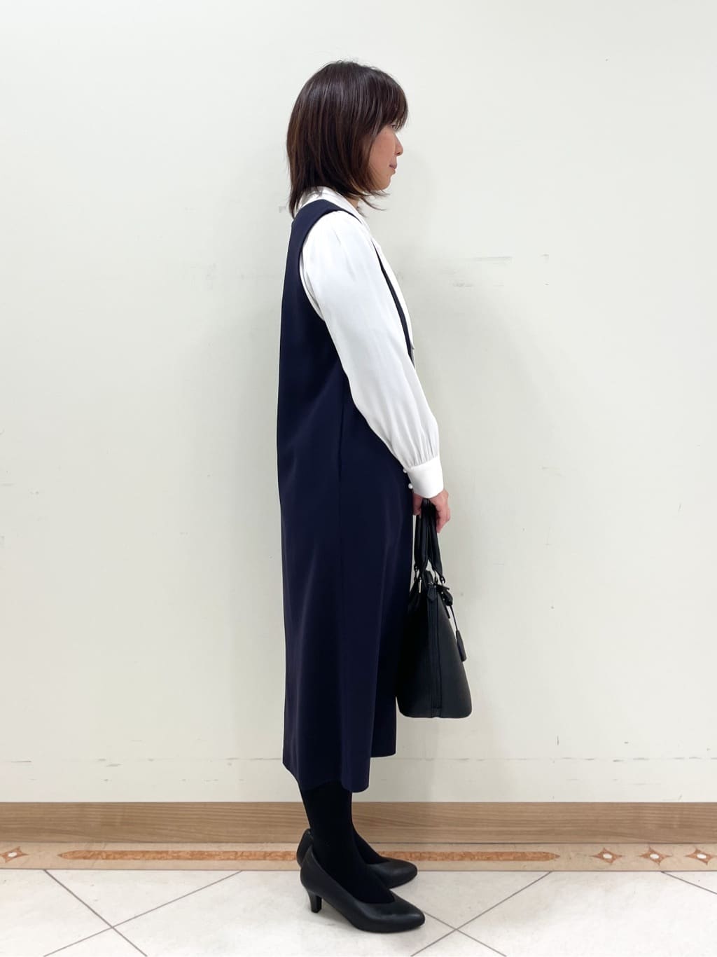 hanaさんの「Reflect｜◆【夏SALE／フォーマル/マシンウォッシュ可】シルキーボウタイデザインブラウス」を使ったコーディネート