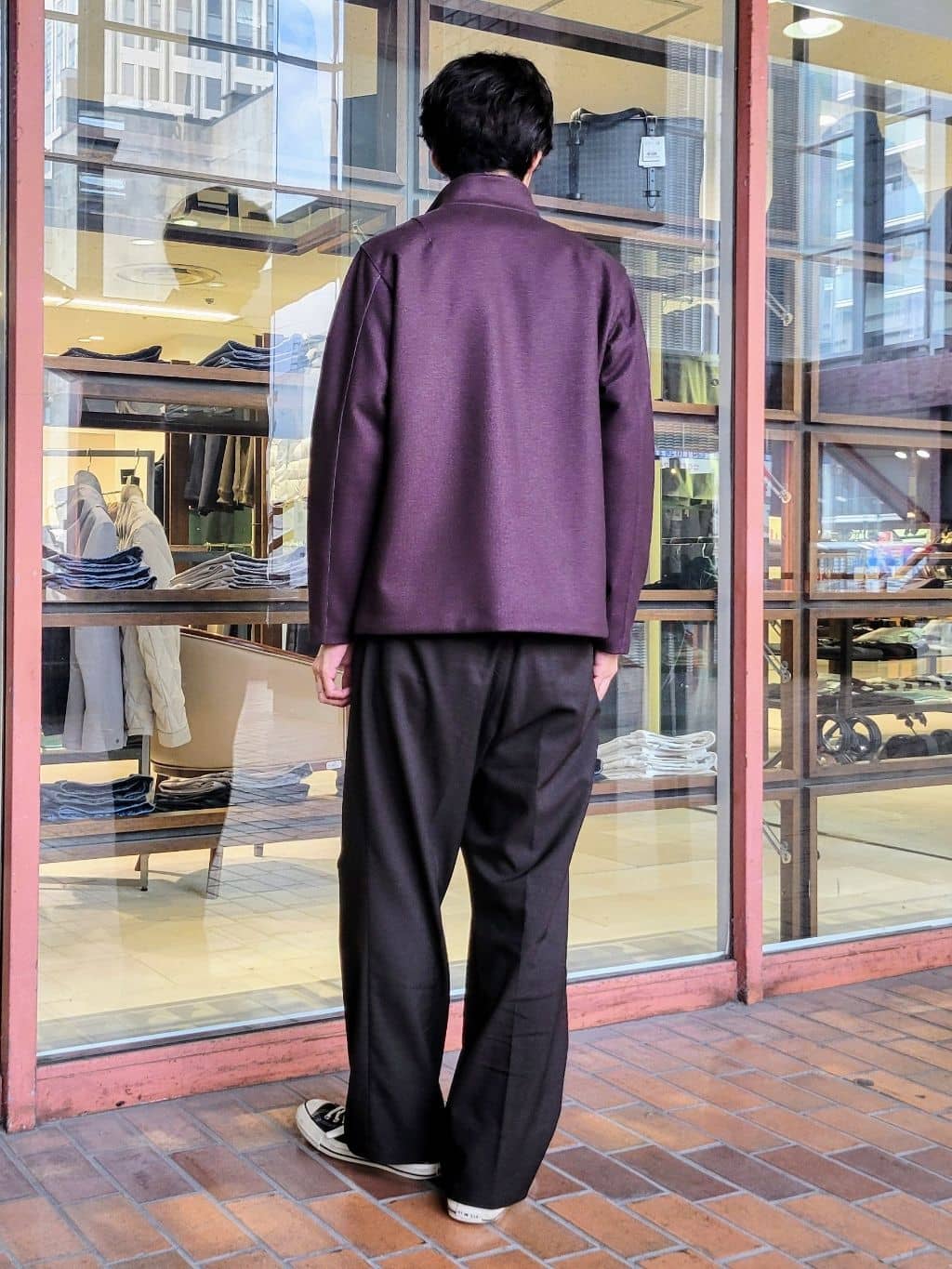 piroyaさんの「TAKEO KIKUCHI｜【DOWN FABRIC】ダウンファブリック スタンドカラーブルゾン」を使ったコーディネート
