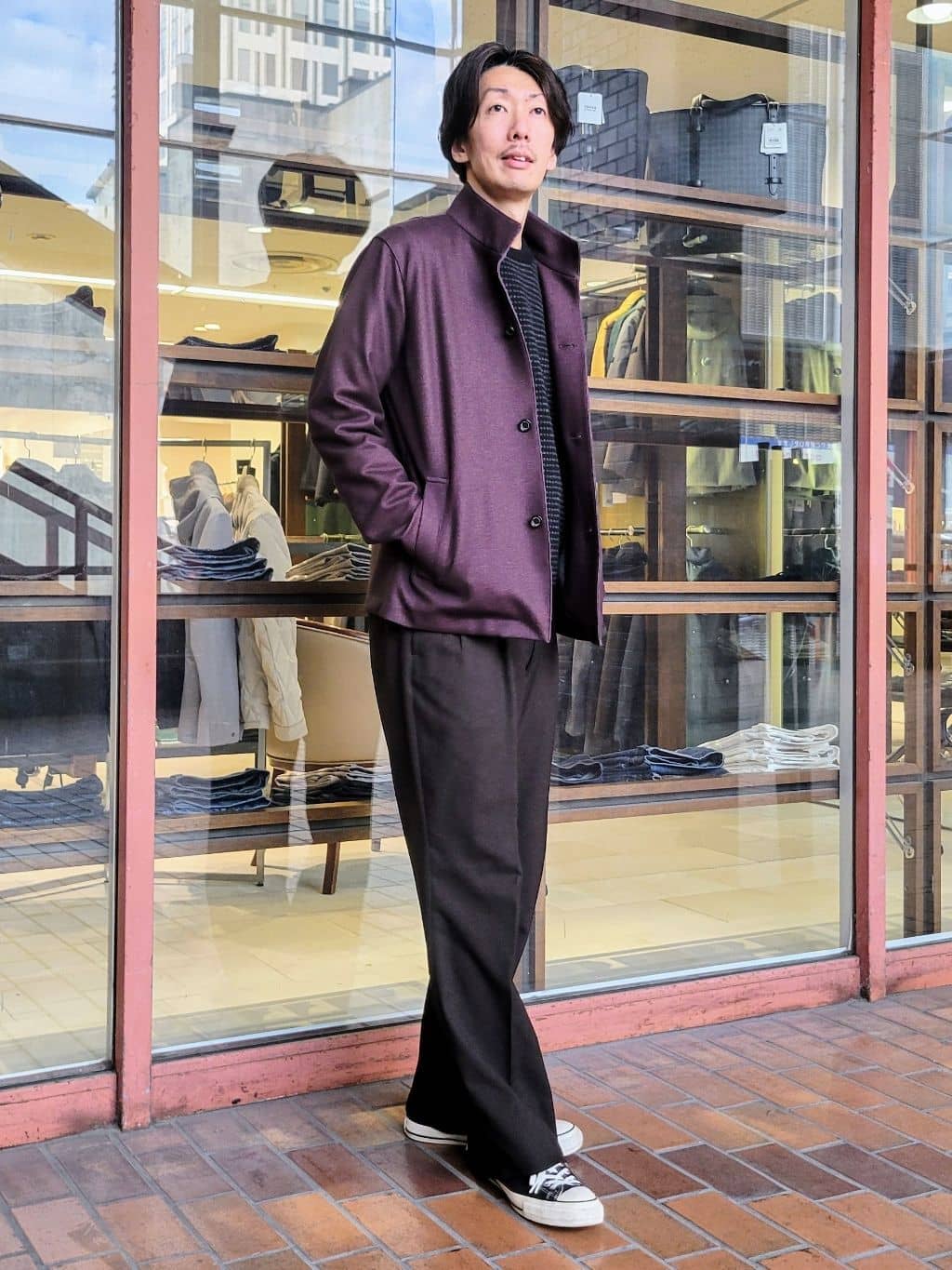 piroyaさんの「TAKEO KIKUCHI｜【DOWN FABRIC】ダウンファブリック スタンドカラーブルゾン」を使ったコーディネート