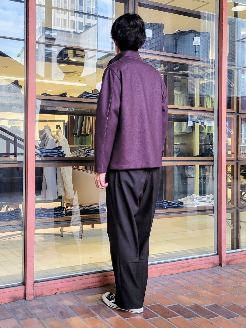 piroyaさんの「TAKEO KIKUCHI｜【DOWN FABRIC】ダウンファブリック スタンドカラーブルゾン」を使ったコーディネート