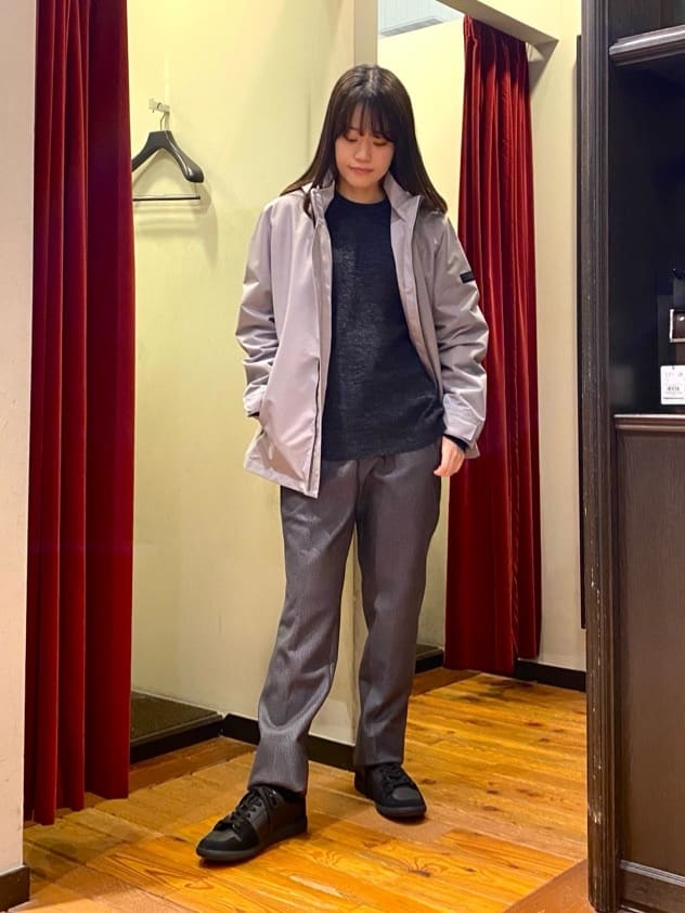 かわぴーさんの「TAKEO KIKUCHI｜【DOWN FABRIC】ダウンファブリック ドレスパンツ / セットアップ対応」を使ったコーディネート