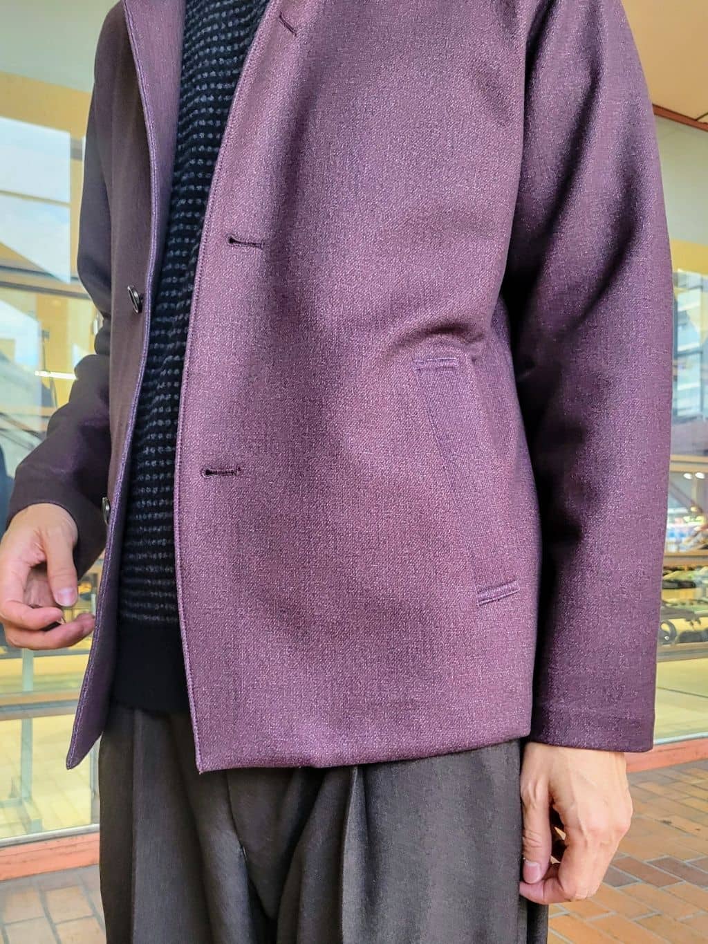 piroyaさんの「TAKEO KIKUCHI｜【DOWN FABRIC】ダウンファブリック スタンドカラーブルゾン」を使ったコーディネート