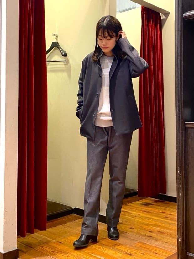 かわぴーさんの「TAKEO KIKUCHI｜【DOWN FABRIC】ダウンファブリック スタンドカラーブルゾン」を使ったコーディネート