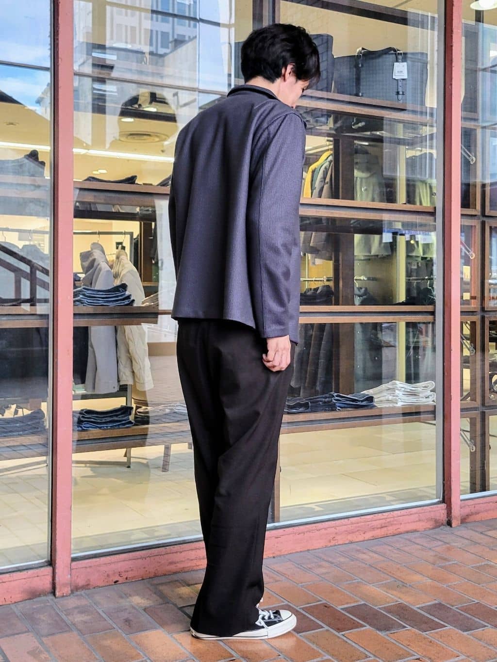 piroyaさんの「TAKEO KIKUCHI｜【DOWN FABRIC】ダウンファブリック スタンドカラーブルゾン」を使ったコーディネート