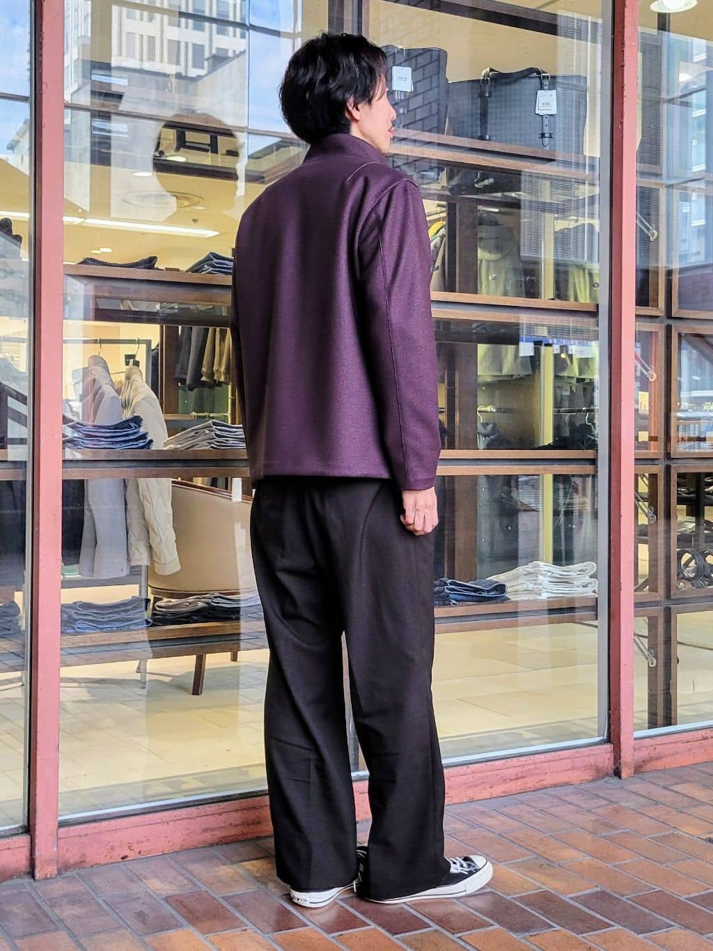 piroyaさんの「TAKEO KIKUCHI｜【DOWN FABRIC】ダウンファブリック スタンドカラーブルゾン」を使ったコーディネート