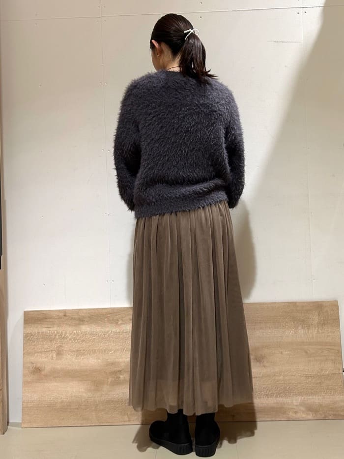 花さんの「SHOO･LA･RUE｜◆【セレモニーからデイリーまで】女性らしさあふれる チュールスカート」を使ったコーディネート