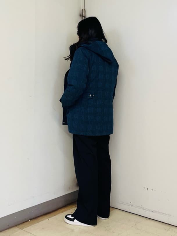 iwさんの「TAKEO KIKUCHI｜【3WAY】ジャカード グレンチェック ダウンライナー ブルゾン」を使ったコーディネート