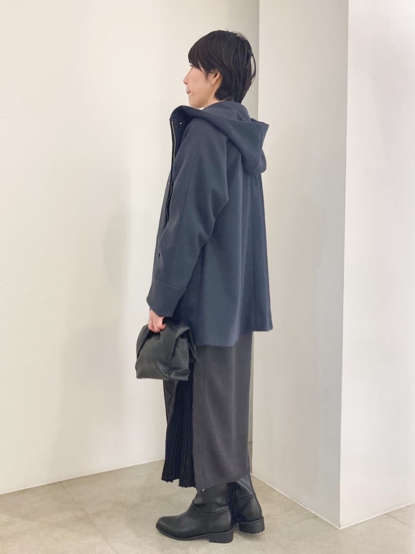 KUROさんの「grove｜◆フーデットミドルコート」を使ったコーディネート
