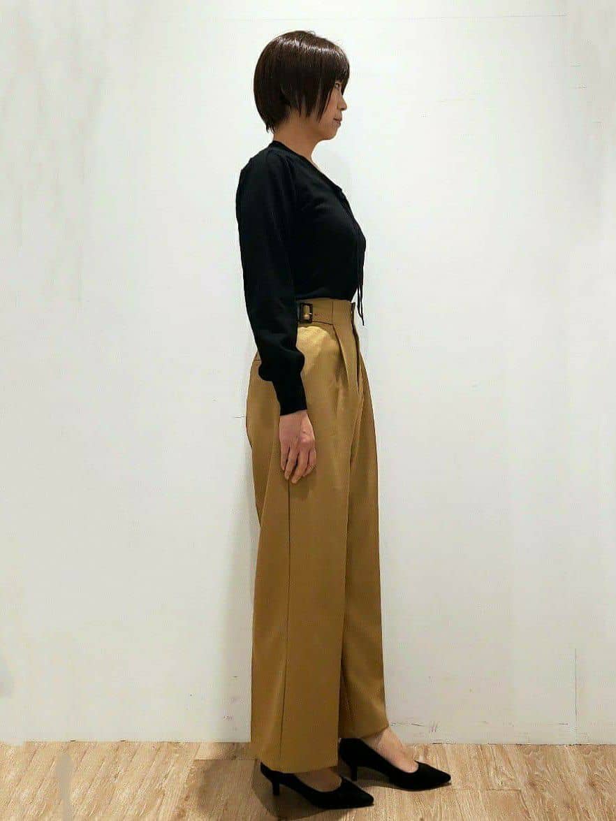 SHIMAKOさんの「OPAQUE.CLIP｜《通勤／セットアップ対応》Vネックジャケット／ダブルクロス【洗濯機洗い可】」を使ったコーディネート