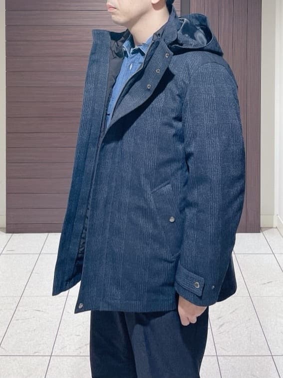 ToyoPさんの「TAKEO KIKUCHI｜【3WAY】ジャカード グレンチェック ダウンライナー ブルゾン」を使ったコーディネート