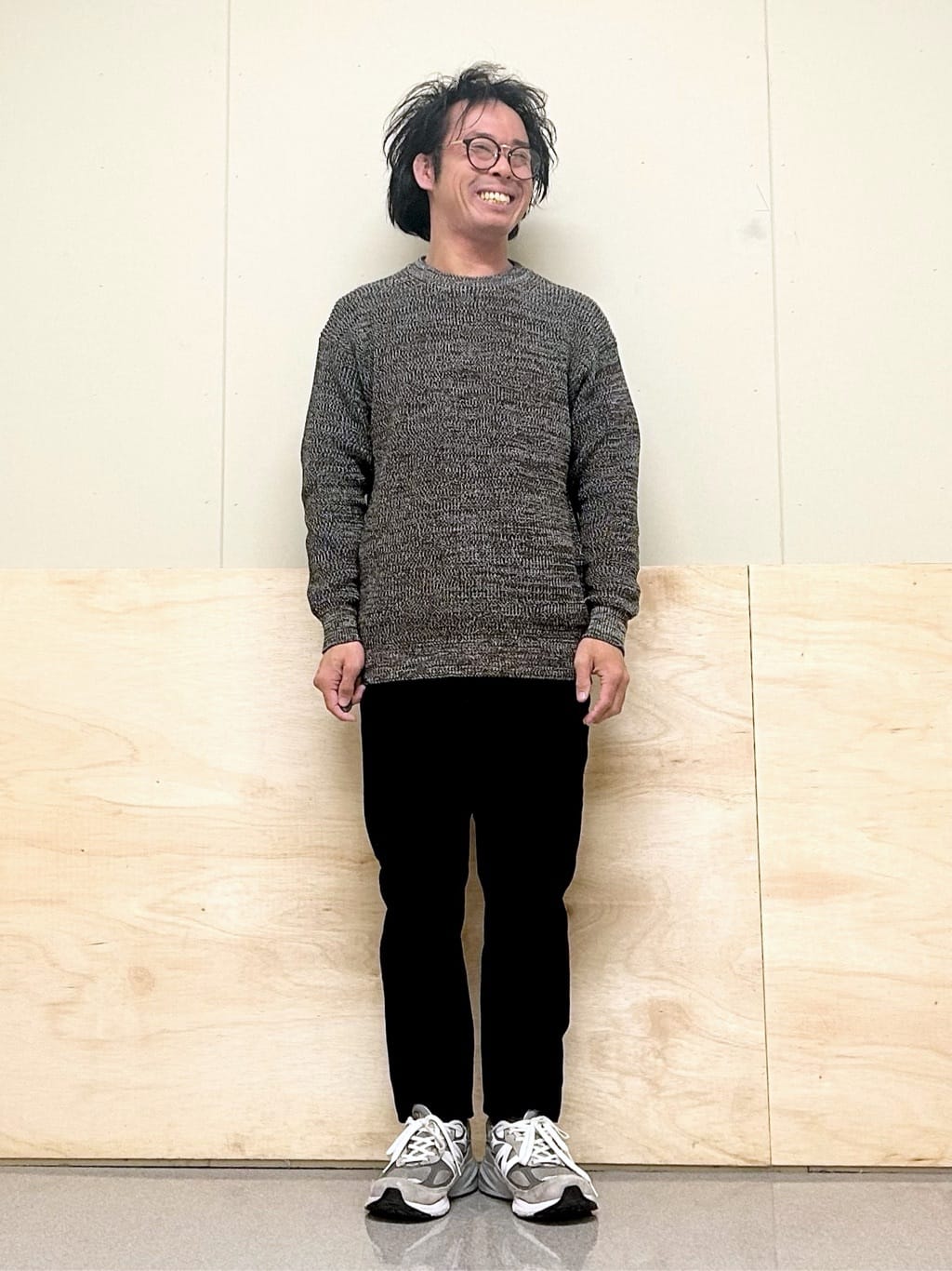KENJI Iさんの「THE SHOP TK｜サフィアーノ切替えボディバック」を使ったコーディネート