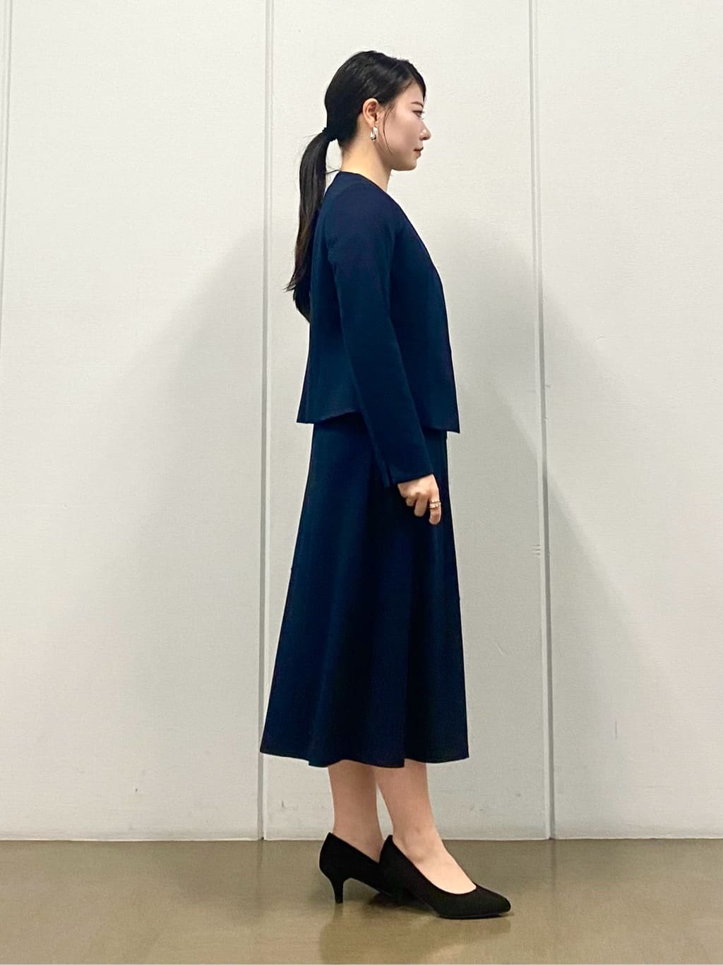 misakiさんの「INDIVI｜◆【合皮／マルチWAY／サブバッグ付】ミニショルダーバッグ」を使ったコーディネート